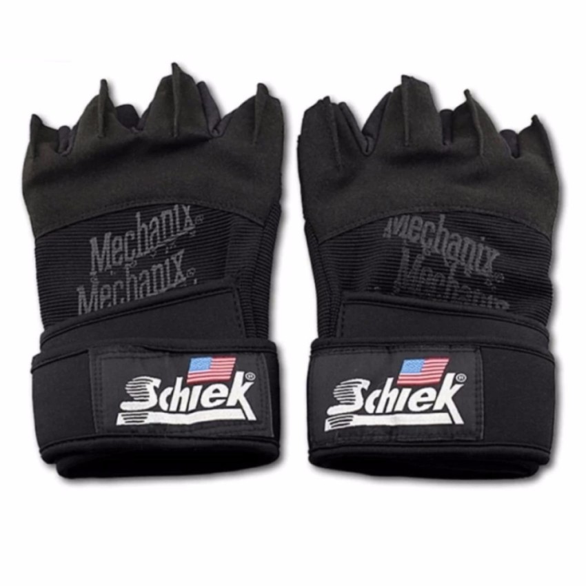 Avarin Schiek ถุงมือยกน้ำหนัก ถุงมือฟิตเนส (Black)