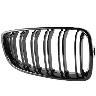 กระจังหน้า Grilles Kidney Grill แบบเปลี่ยนสําหรับ Bmw 4 Series F32 F33 F36 F80 F82 สไตล์สปอร์ตคู่ M4 สีดําสดใส