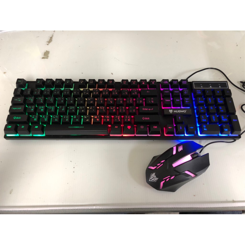 Nubwo NKM623 / Gearmaster GMK712 SAVITAR Keyboard Mouse Gaming Combo