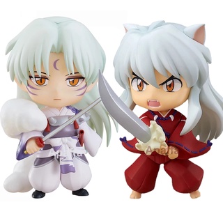 Anime Inuyasha Sesshoumaru Nendoroid 1300# 1514# Noodle Stopper PVC Action Figure Model Toy 10cm