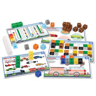 L4K : Learning Resources : Mathlink Cubes Kindergarten Math Activity Set Mathmobiles! : ลูกบาศก์ : 5-10 ปี : พร้อมส่ง!