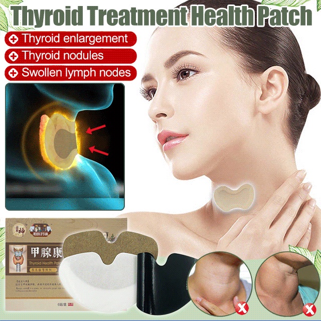 สุขภาพสมุนไพร Patch Treatment พลาสเตอร์สําหรับ Thyroid Nodule คอหนา Hypothyroidism/Hyperthyroidism บ