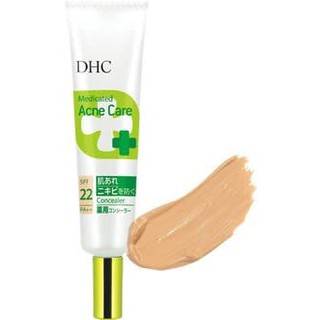 ✈ DHC Medicated Acne Care Concealer SPF22 PA++ No.1 คอนซีลเลอร์ สูตรป้องกันสิว เกลี่ยง่าย ปกปิดดีเยี่ยม