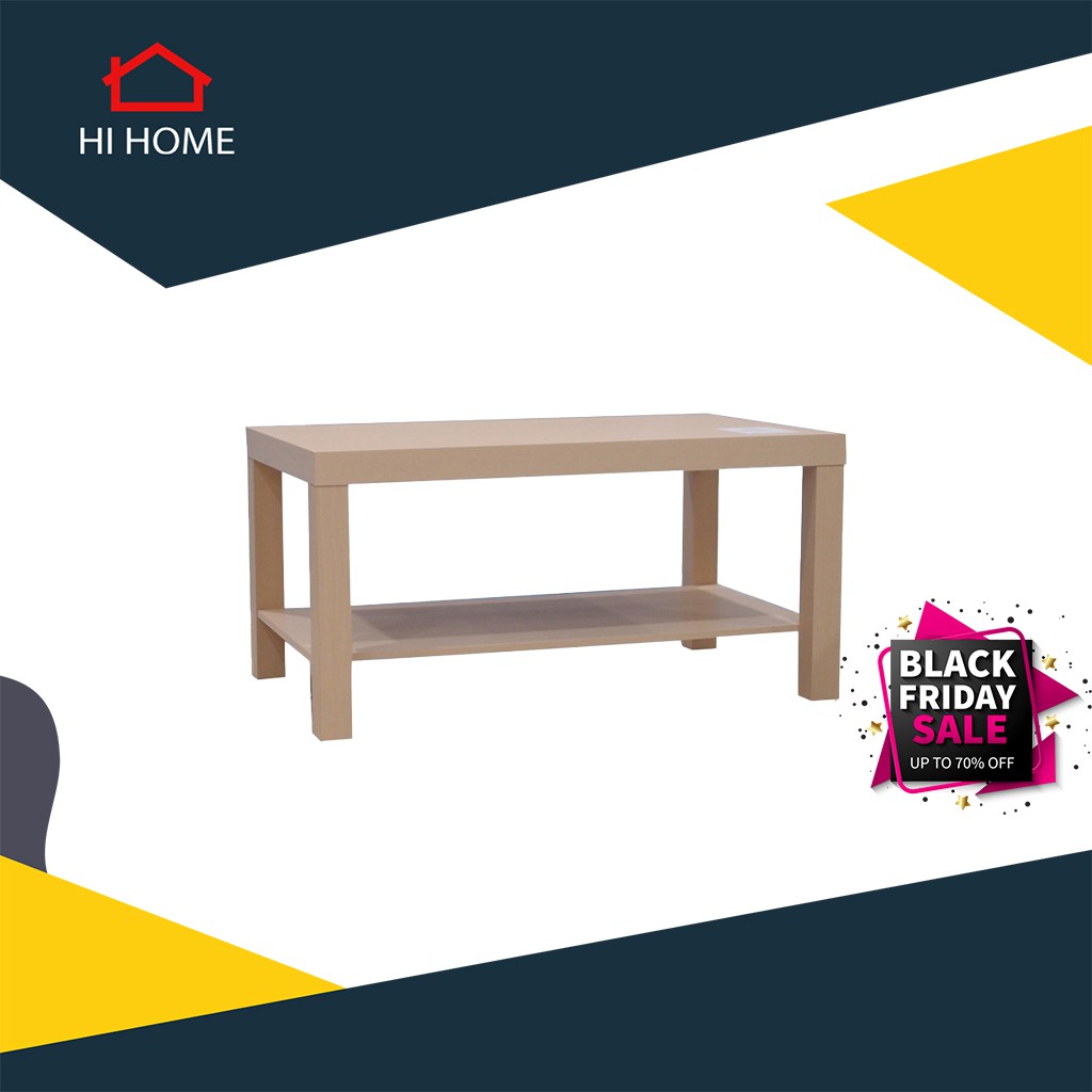 Hihome ส่งไว สินค้ารับประกัน HOFF โต๊ะกลาง 90 ซม. รุ่น โมโกะ90336 สีเมเปิล |AB|โต๊ะกลาง