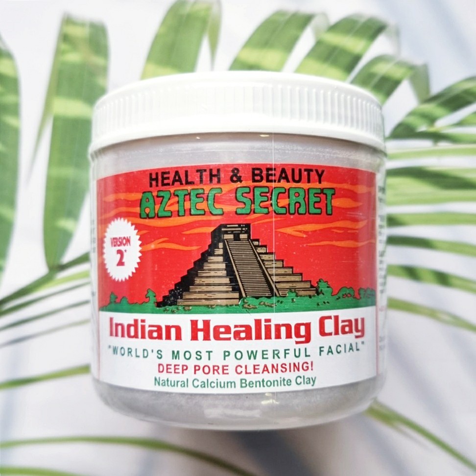 มาส์ก ดินเหนียว Indian Healing Clay Facial & Body Mask 454 g (Aztec Secret®) มาส์กโคลน ทำความสะอาดผิ