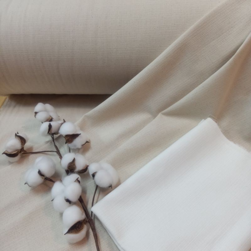 แนะนำ ผ้าม่าน ผ้าม่านผ้าฝ้าย 100% สไตล์มินิมอล ผ้าม่านหน้าต่างและประตู (เทคเจอร์ในตัว) ราคาพิเศษ มีเก็บเงินปลายทาง