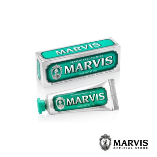 Marvis ยาสีฟันมาร์วิสคลาสสิค สตรอง มินต์ / Marvis Classic Strong Mint 25 ml.