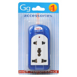 🔥สินค้าขายดี!! ปลั๊กแปลง 1 ออก 3 วัสดุกันไฟ รุ่น TW-3 Adapter Plug from 1 to 3 Outlets TW-3