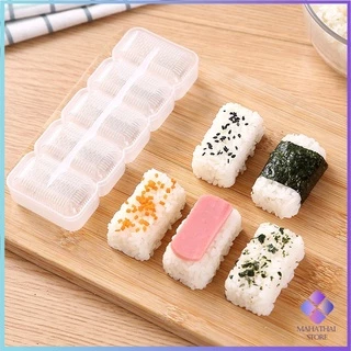 แม่พิมพ์ซูชิ เครื่องทำซูชิ มีให้เลือก 3 แบบ แม่พิมพ์ข้าวปั้น sushi mold