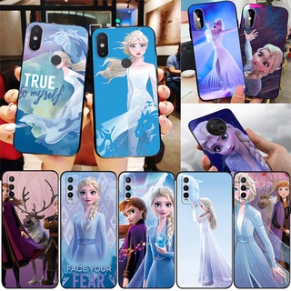 เคสโทรศัพท์ซิลิโคน TPU แบบนิ่ม ลาย SL17 Frozen Elsa Anna สีดํา สําหรับ Xiaomi Poco C40 M5 M5s X4 GT M4 5G