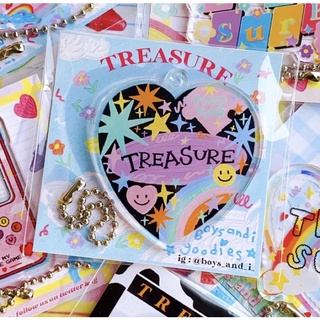 💫treasure keyring 🦋💎find your TREASURE 💫💎🦋พวงกุญแจ เทรเช่อ 🦋💫🌈🌷