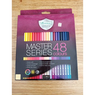 สีไม้เกรดพรีเมี่ยมยาว 48 สี มาสเตอร์อาร์ต Series