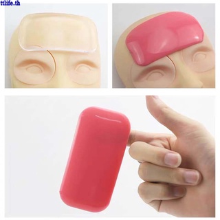 【ANDES】1Pcs Individual EyeLash Stand Reuseable Eye Lashes Silicone Rectangle Pads Extension Stand flexible Make Loose Pallet