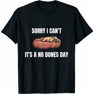 เสื้อยืดครอปเสื้อยืด พิมพ์ลาย Newsorry I Cant Its A No Bones Day ของขวัญ สีดําS-5XL