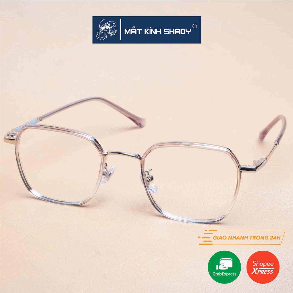 Shady Unisex G2168 กรอบแว่นตาโลหะผสมรูปหลายเหลี่ยม (หลากสี)