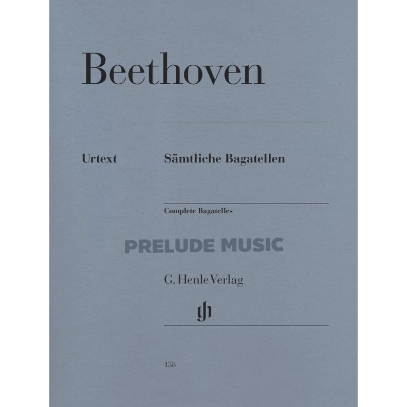 (โค้ดINCSM2Lลด70฿) Beethoven Complete Bagatelles HN158