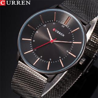 CURREN Luxury Casual Men Watches Quartz Male Ultra-thin Wristwatches Full Steel Waterproof Clock Masculino Montre Homme