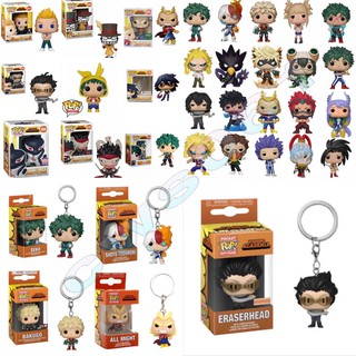 Funko POP ฟิกเกอร์ไวนิล My Hero Academia Series Deku All Might Katsuki Todoroki ของเล่นพวงกุญแจ