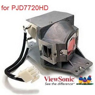 Replacement Lamp with Housing for VIEWSONIC PJD7720HD หลอดโปรเจคเตอร์ สำหรับวิวโซนิค PJD7720HD