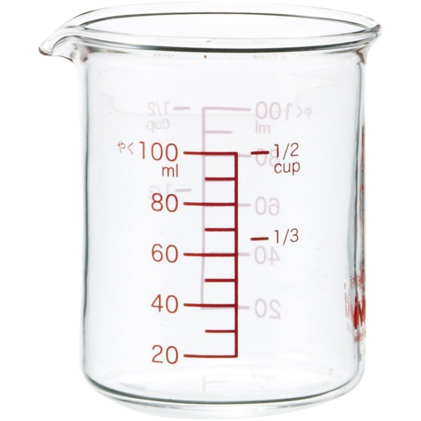iwaki KBTMC100 แก้วตวงโบโรซิลิเกท 100 ml(มีส่งฟรื)φ6×H7cm แก้วญี่ปุ่น ทนร้อนได้ถึง 180 องศา