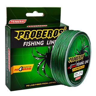 PROBEROS สายเบ็ดตกปลา 4 เส้น 6-100Lb 100 เมตร