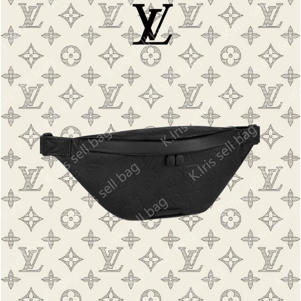 Louis Vuitton/ LV/ DISCOVERY กระเป๋าสะพายข้างใบเล็ก สีดำล้วน