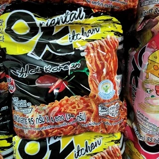 มาม่า OK ออเรียนทัลคิตเชน บรรจุ 4 ซอง x 80 กรัม รสไข่เค็ม รสคาโบนาร่า ต้มยำ ไข่เค็ม ฮอตโคเรีย หม่าล่าเนื้