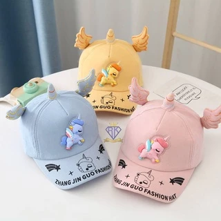 Fairy kids หมวกแก๊ปเด็ก แฟชั่นน่ารักๆทำจากผ้าฝ้ายนุ่มที่มีคุณภาพสูงและใช้งานง่าย หมวก 47-52 cm. A0044