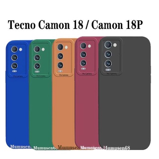 เคสโทรศัพท์มือถือ ซิลิโคนนิ่ม สีแคนดี้ สําหรับ Tecno Camon 18 18p 18 Premier Camon 19 19pro Tecno Spark 8c 8P 6GO