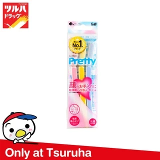 คุราชิ-ริธึ่ม มีดโกนคิ้ว พริทที่ ฟอร์ เฟซ 3ชิ้น/Kurashi-Rhythm Pretty For Face L-Type 3P