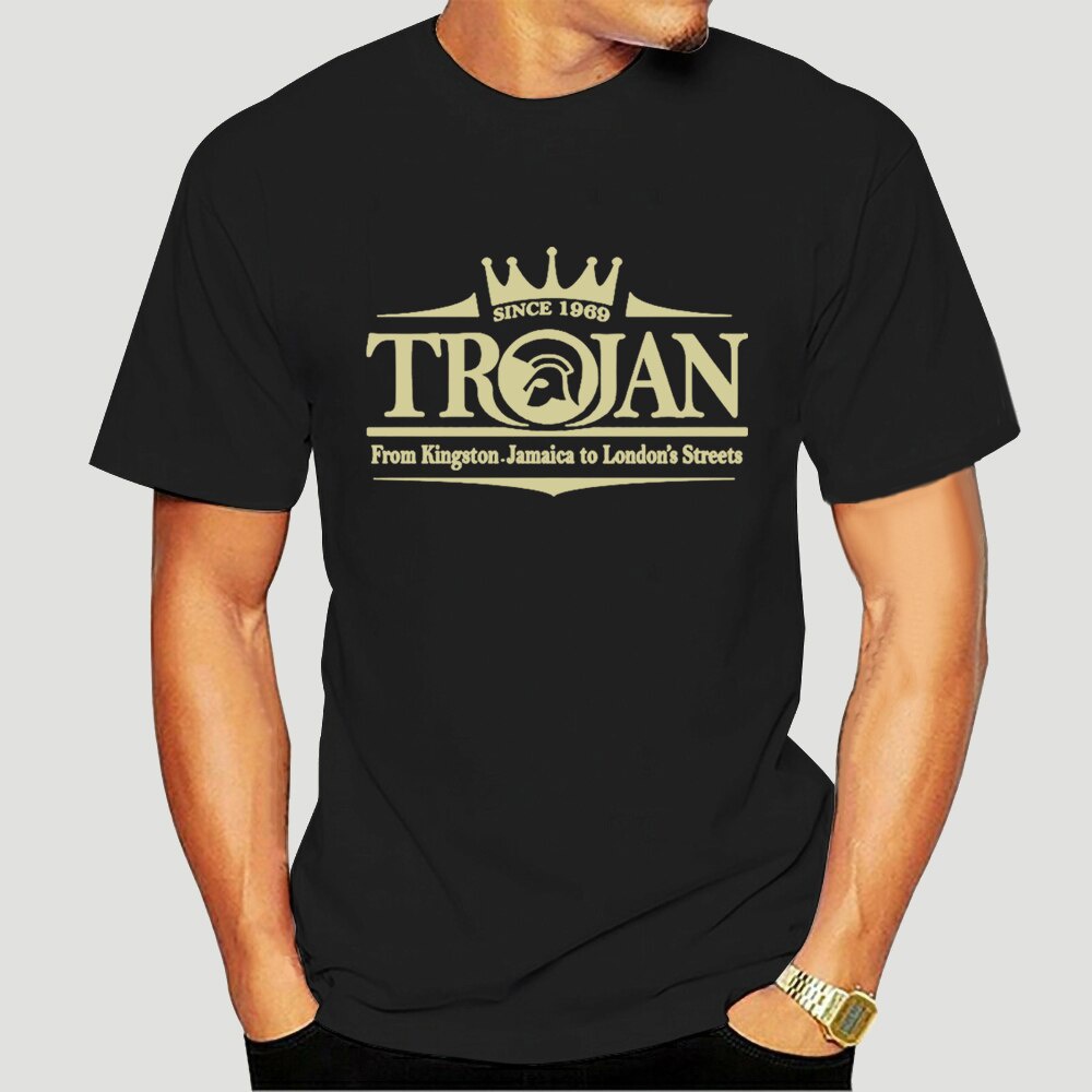 เสื้อยืดผู้หญิง TROJAN - Ska Studio One Skinhead Rude Girl Reggae Rocksteady 60s-0514D