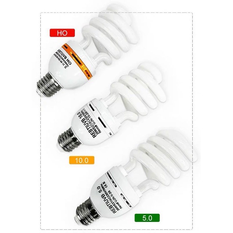 REBTI​ UVB​ 5.0​ หลอดไฟUVB​ 26​ วัตต์​ พร้อมส่งอยู่ไทย