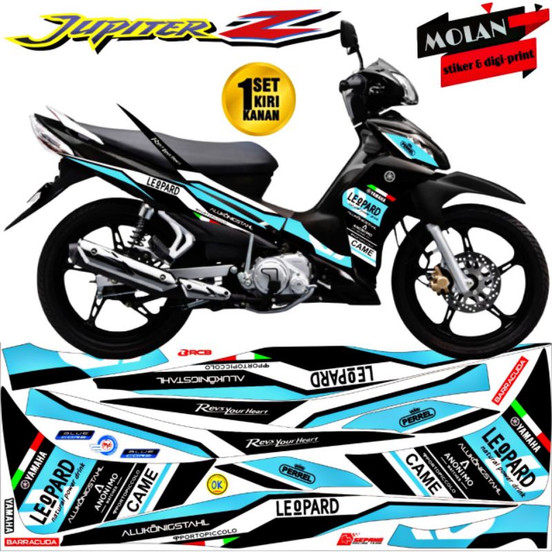 สติ๊กเกอร์รูปลอก Striping Variation Jupiter Z Robot 2010-2013 MOTO GP /Jupiter Z 2010 /Jupiter Z 201