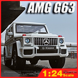 Klt โมเดลรถยนต์ Benz G63 1:24 ของเล่นสําหรับเด็ก