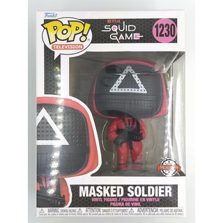 Funko Pop Squid Game Player Round - Masked Soldier #1230 (กล่องมีตำหนินิดหน่อย)