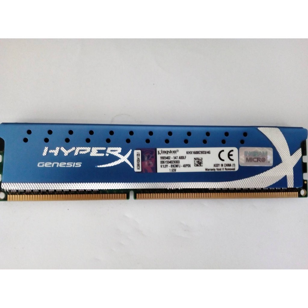 Ram.แรม.4GB.DDR3.bus1600.Kingston.HyperX.Genesis.LT.