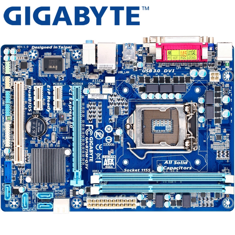 Gigabyte Ga 5m D3v Desktop Motherboard 5m D3m 5m D2p 5m Hd3 5 Ds3v Ga 5m D2v Shopee Thailand