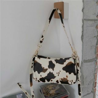 🐄พร้อมส่ง🐄 กระเป๋าลายวัว มีสายให้เลือก 2 แบบ (B011)