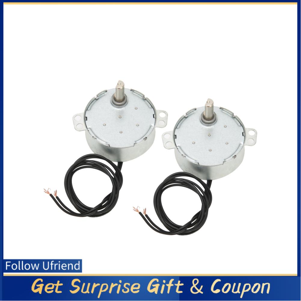 Ufriend 2 ชิ้น AC มอเตอร์ CCW/CW ทิศทาง Synchronous Electric Transmission 15-18R/MIN 4W