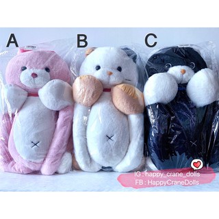 🔶ส่งฟรี🔶 ตุ๊กตาแมว &amp; ตุ๊กตากระต่าย Cartoon-character Costume Amusement Park 🇯🇵นำเข้าจากญี่ปุ่น🇯🇵