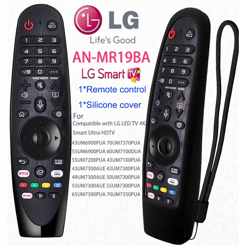 ใหม่ รีโมตคอนโทรล AN-MR19BA แบบเปลี่ยน สําหรับ LG Smart TV 2019 ModelsNO Voice NO Cursor Pointer Button 49UM6900PUA 55UM6900PUA 60UM7100DUA 70UM7170DUA 55UM7200PUA 43UM7100PUA 60UM7