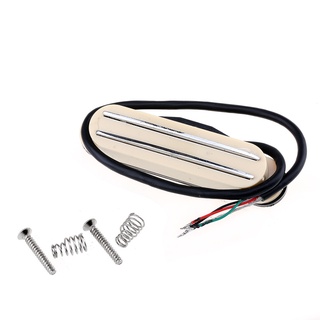 Musiclily Hot Rails High Output ฮัมบัคเกอร์ Humbucker Single Coil Sized Strat Guitar Pickup for Fender Squier,Cream