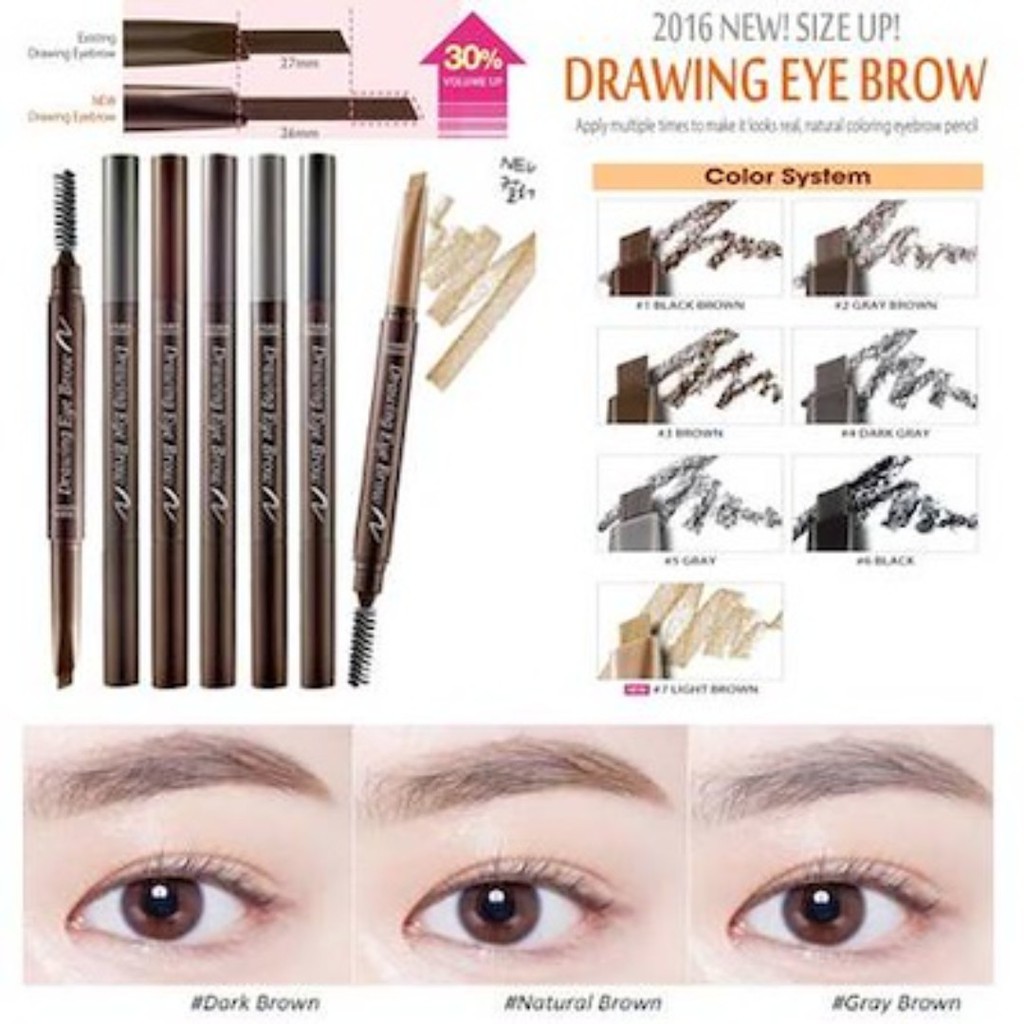 Etude House Drawing Eye Brow Shopee Thailand