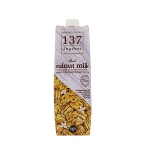 137 Degrees Walnut Milk Original 1000ml นมวอลนัท นม นมกล่อง นมยูเอชที