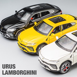 โมเดลรถยนต์ 1:24 Lamborghini URUS SUV เปิดได้ พร้อมเสียง และไฟ ของเล่นสําหรับเด็ก