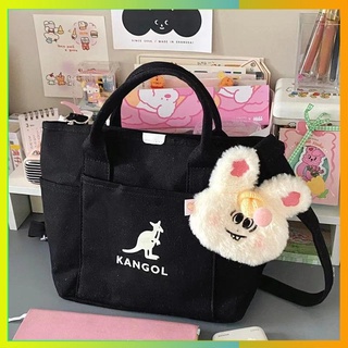 Canvas Bag Kangaroo Parent Cross -Shoulder College College Commodity Bag Tot Bag