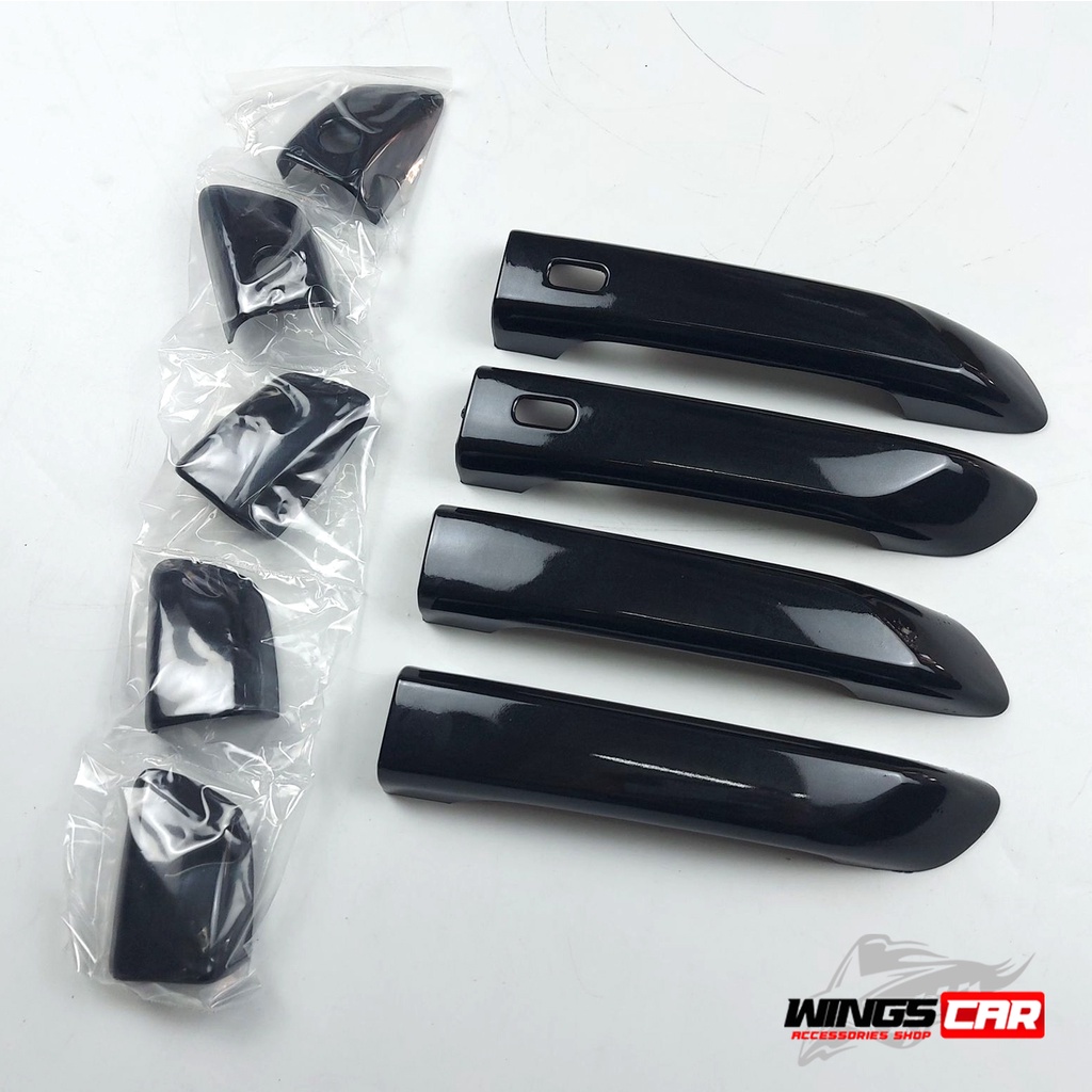 [ E-TAX ] ครอบมือจับประตู ISUZU D-max 2020-2024 V-cross ดำเงา,เทาเงา,โครเมี่ยม,คาร์บอน,ดำด้าน 2-4 ประตู