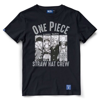 ย้อนยุคsmoothty เสื้อผ้าผู้ชายเกาหลี  เสื้อผู้ชายเท่ๆ Dextreme เสื้อยืดวันพีซ ลาย Luffy &amp; Friends DOP-807 เสื้อผ้าผู้ชาย