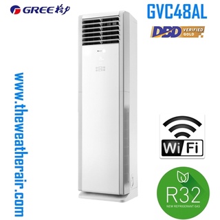 แอร์ Gree ตู้ตั้งพื้น (WIFI Floor Standing Type) น้ำยา R32 รุ่น GVC48AL ขนาด 42,000BTU