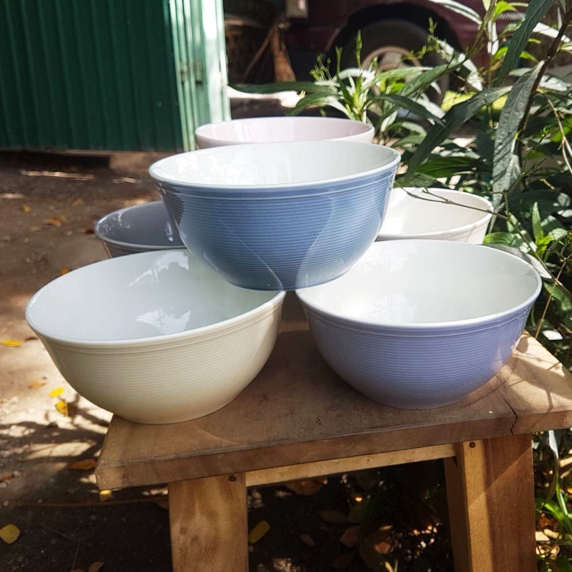 ชามเซรามิคขนาด 6 นิ้ว มีให้เลือกหลายสี ดีไซน์สวยงาม (มีตำหนิเล็กน้อย)